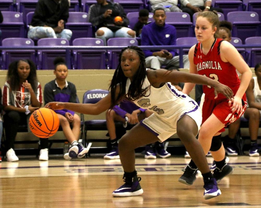 EHS, Smackover varsity girls, boys basketball games