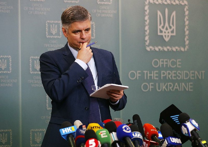 Vadym Prystaiko, Ukraine’s foreign minister, said Friday in Kyiv that Ukraine will reach its own conclusions about the plane crash, just not “right now.” 