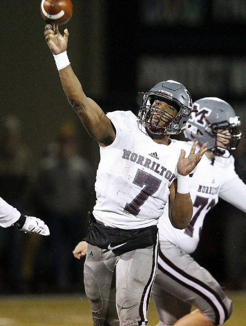 Morrilton senior quarterback Jacolby Criswell led the Devil Dogs to the Class 5A semifinals in 2019. Criswell, who has signed with North Carolina, threw 27 touchdown passes and ran for 24 scores