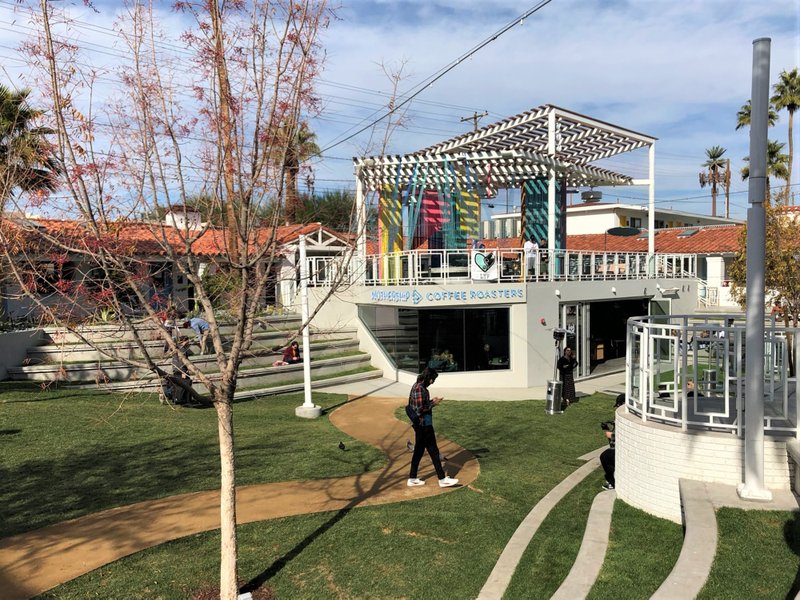 Mothership Coffee Roasters offers refreshments and a place to gather.
(TNS/Los Angeles Times/Adam Tschorn)