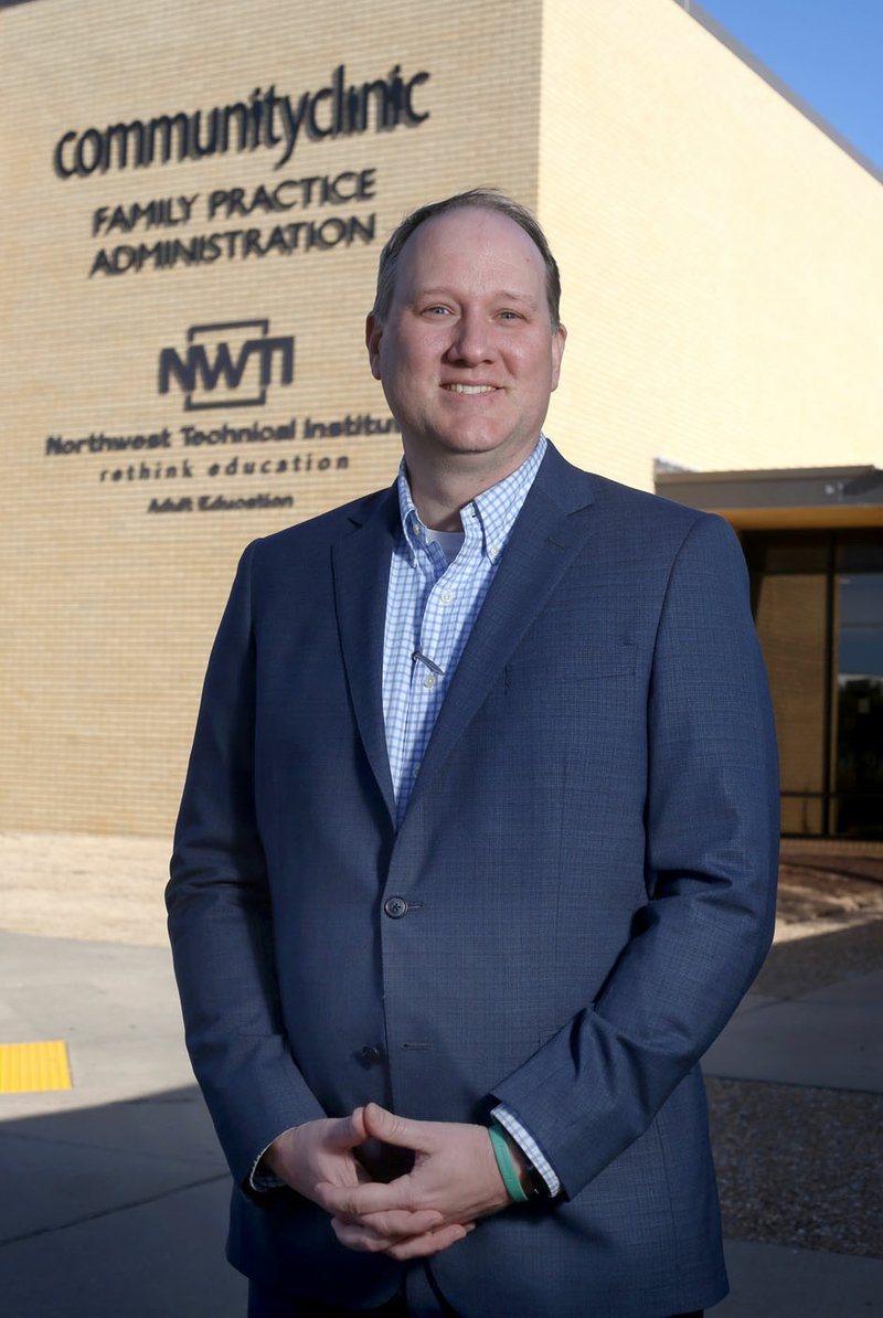 NWA Democrat-Gazette/DAVID GOTTSCHALK Judd Semingson, executive director of the Community Clinic, Tuesday, January 7, 2020, in Springdale.