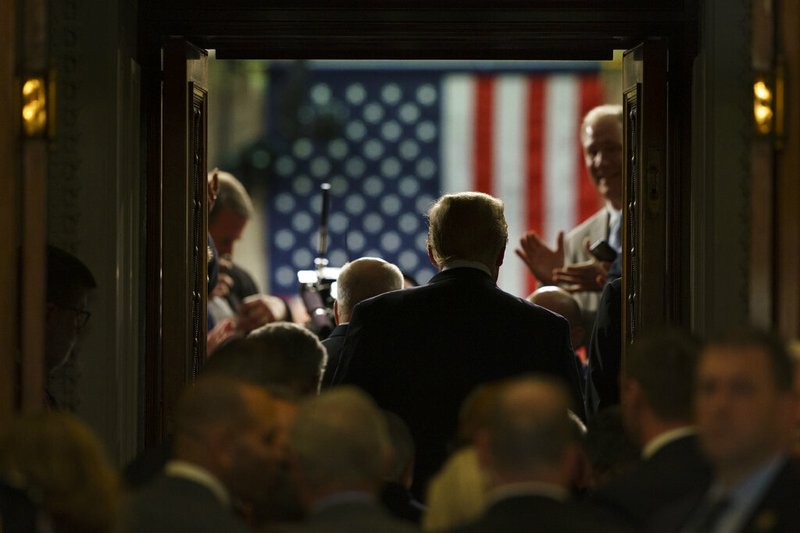 President Donald Trump arrives to deliver his State of the Union address to a joint session of Congress on Capitol Hill in Washington in this Feb. 5, 2019, file photo. During the address, Trump announced his administration’s goal of reducing new HIV infections in the United States by 90% by 2030.