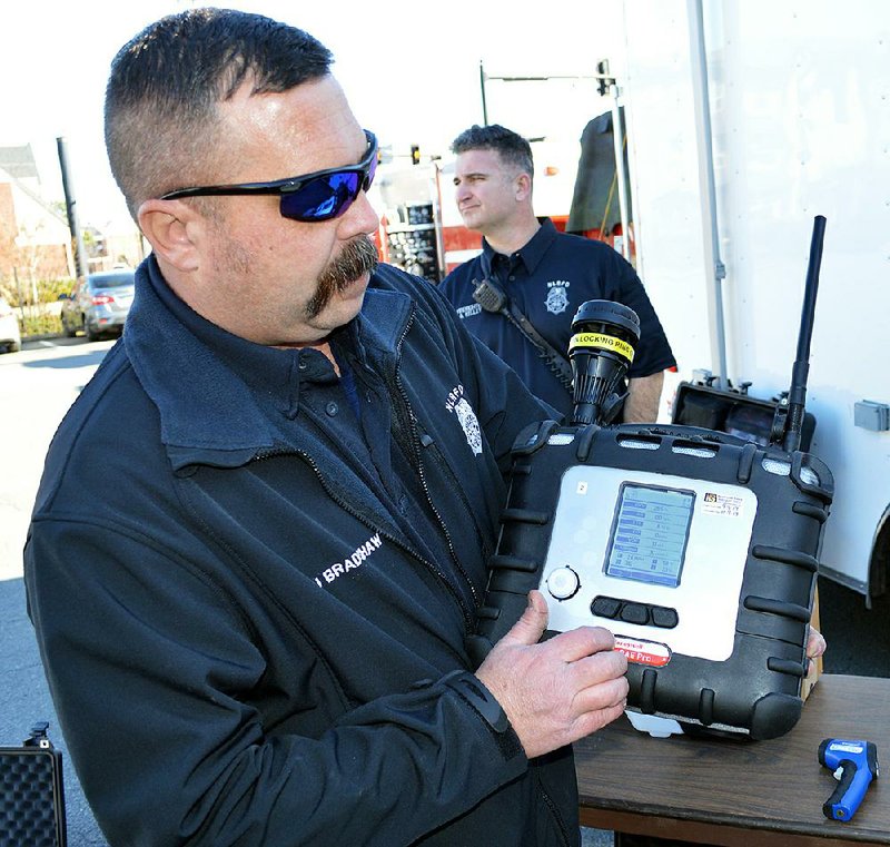 The North Little Rock Fire Department’s hazardous-materials team recently bought a system to help firefighters monitor air quality.  