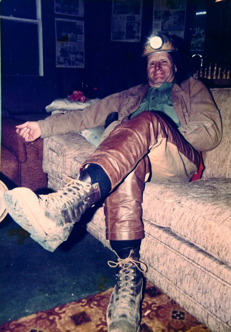 NWA Democrat-Gazette/FLIP PUTTHOFF Ernest, seen here in this 1978 photo, is dressed for a night of raccoon hunting