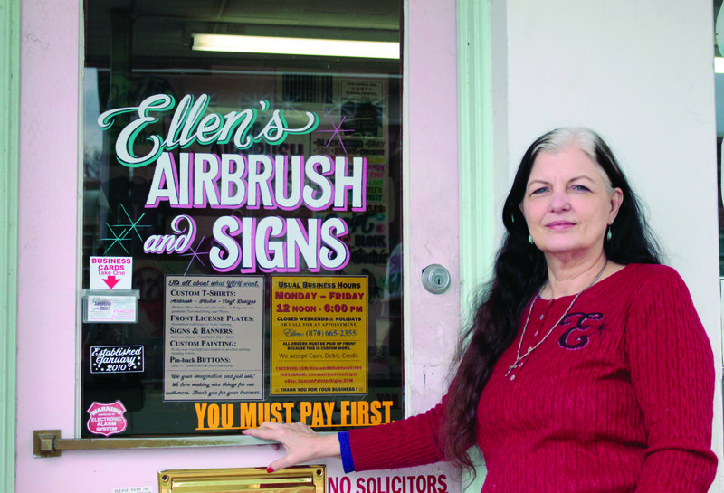 Ellen McKnight is celebrating 10 years of entrepreneurship at Ellen’s Airbrush this month.