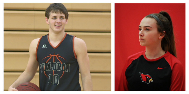 File photos of Waldron's Payton Brown (left) and Farmington's Trinity Johnson (right) story.lead_photo.caption