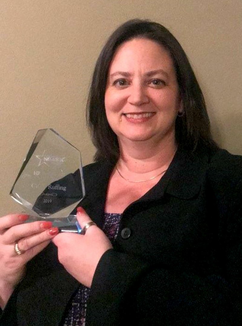 Photo submitted Cindy Ruffing, director of human resources at Northwest Health Physicians' Specialty Hospital and Siloam Springs Regional Hospital, recently received the HR Professional of the Year Award from Northwest Arkansas Human Resources Association (NOARK).