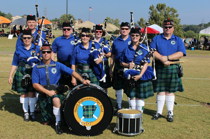 The Ozark Highlanders Pipe Band performs regularly in parades, for events at the National Cemetery, and for other appearances to support the community. The annual Burns Night celebration is the group's only fundraising event. The evening includes a dinner and performances. (Courtesy Photo)