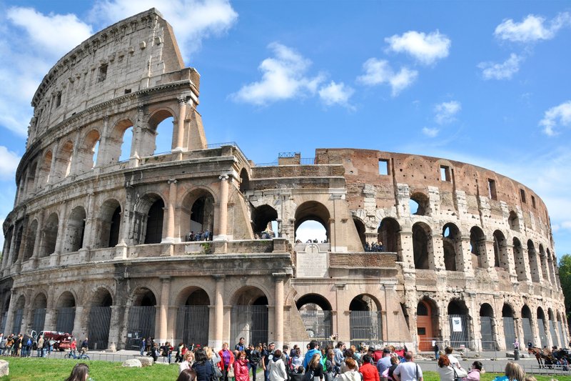 Consider skipping the Colosseums crowded interior and just enjoying it from the outside.
(Rick Steves' Europe/Cameron Hewitt)