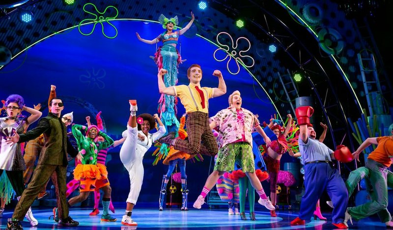 The SpongeBob Musical is onstage Tuesday in Reynolds Performance Hall at the University of Central Arkansas in Conway.
(Special to the Democrat-Gazette)