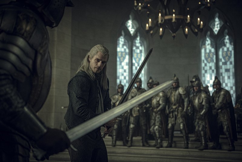 Henry Cavill plays Geralt of Rivia in "The Witcher," arguably Netflix's most bingeable show of the moment. (Netflix handout photo / Katalin Vermes)