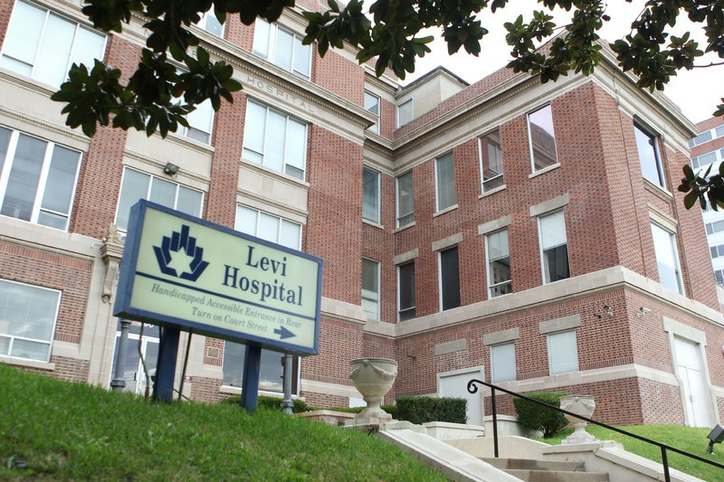 The exterior of Levi Hospital. - File photo by The Sentinel-Record