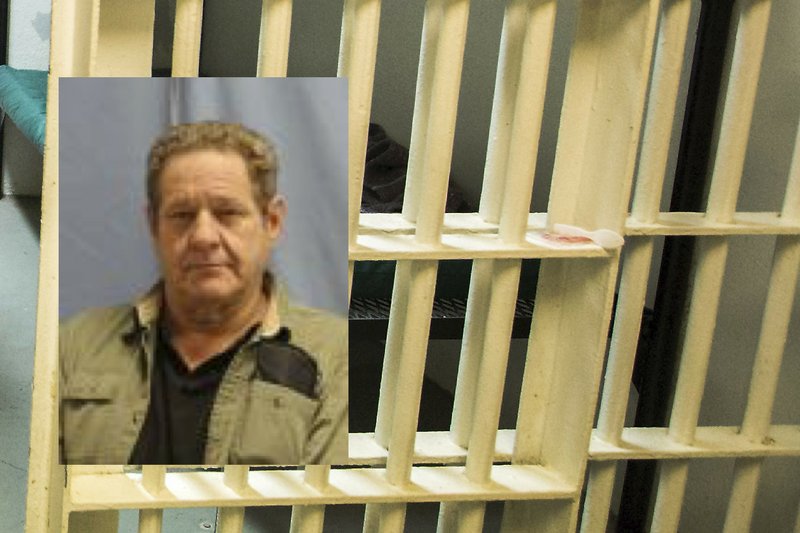 FRONT: Carl Dean Wynn Jr. is shown in this Pulaski County sheriff's office booking photo. BACK: A file photo of a jail cell.