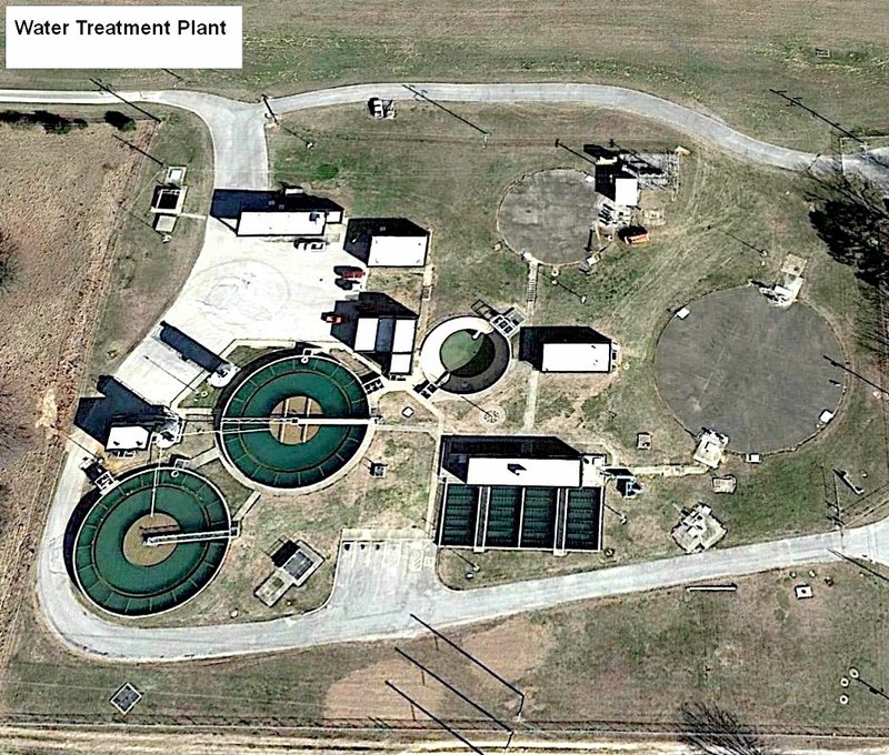 Photo Submitted A diagram of the water treatment plant.