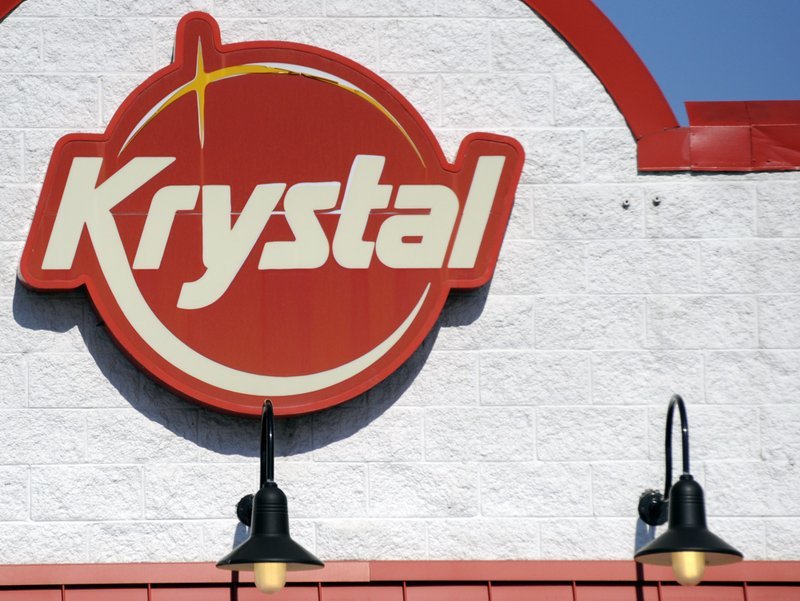 The exterior of a Krystal restaurant in Alabaster, Ala., is shown on Tuesday, Jan. 21, 2020, after the Georgia-based company sought federal bankruptcy protection. The company, which calls itself the South's oldest restaurant chain, is known for its tiny hamburgers and late-night service. (AP Photo/Jay Reeves)