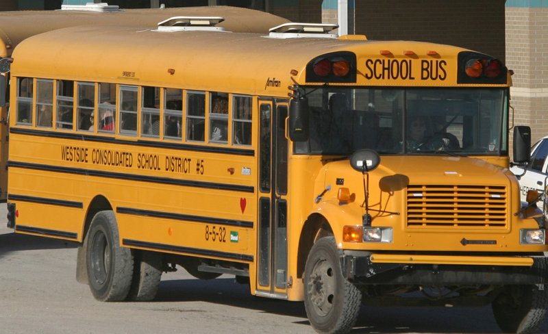 A Westside Consolidated School District bus is shown in this 2005 file photo. (Arkansas Democrat-Gazette/STEPHEN B. THORNTON)