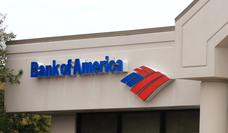 A Bank of America branch in North Little Rock is shown in this file photo.