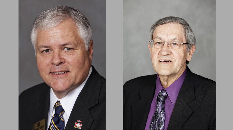 Rep. Brandt Smith (left), R-Jonesboro, and Rep. Jack Ladyman (right) , R-Jonesboro, are shown in these photos