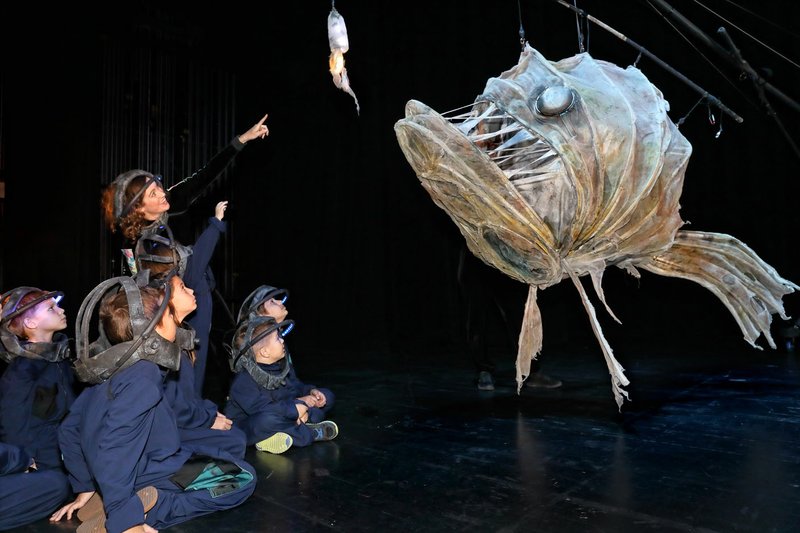 "Erth's Prehistoric Aquarium Adventure: The Mystery of the Dinosaurs of the Deep" comes to the WAC April 28 as part of the Kids Series, and will give children an up-close view of some of the strangest underwater creatures. (Photo courtesy C Waits)