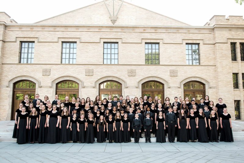 The University of Arkansas Children's Choir is made up of more than 100 students in grades kindergarten through 12 from all over Northwest Arkansas. (Courtesy Photo / Rachel Cornett)