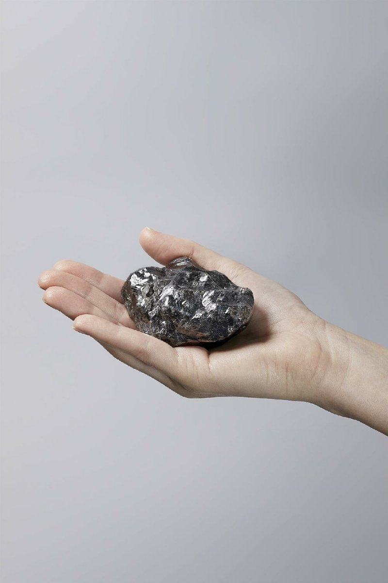The 1,758-carat Sewelo diamond, which has been bought by Louis Vuitton, is shown in an undated image provided by the fashion house. 