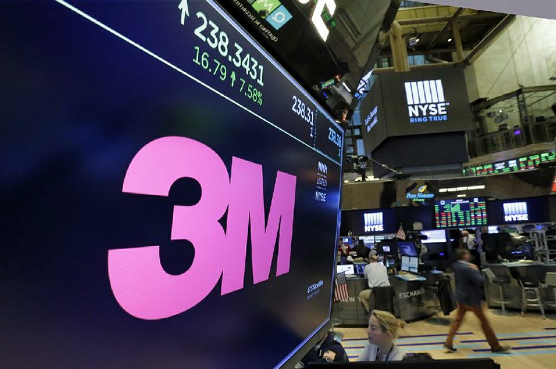 Shares of 3M fell 5.72% Tuesday after the company said it will cut 1,500 jobs worldwide and disclosed that it had been subpoenaed in an environmental investigation.
(AP/Richard Drew)