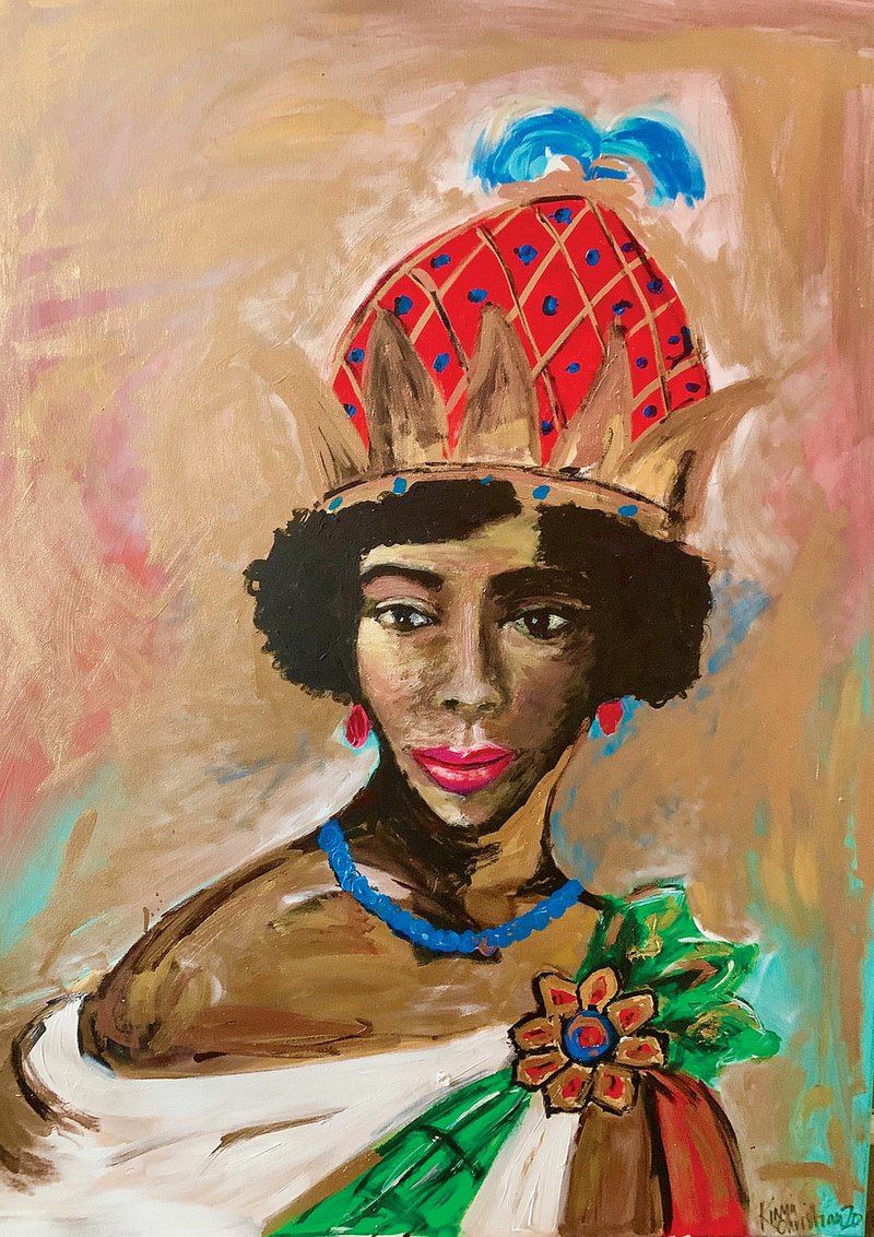 "I also believe in creating, experiencing and viewing art as a therapy in dealing with stress and anxiety, as well as an aid in healing traumas," says artist Kinya Christian. (Courtesy Image/Kinya Christian) story.lead_photo.caption