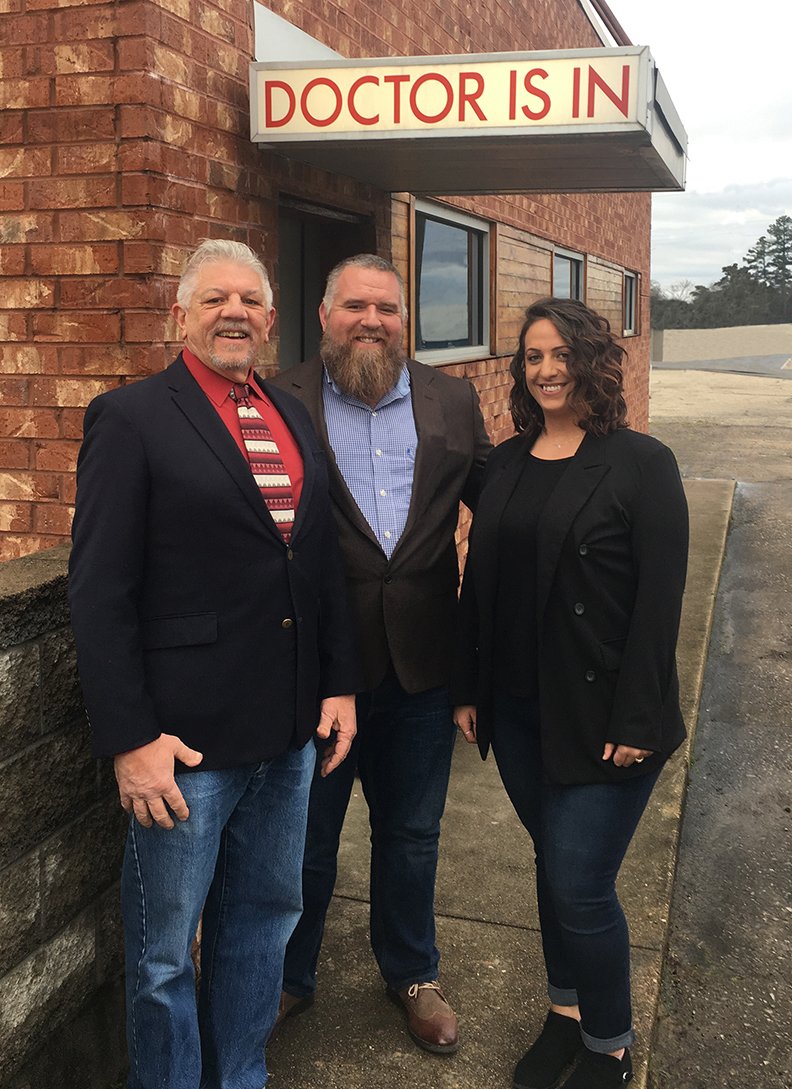 From left, Dr. Brian D. Reilly recently announced the addition of Drs. Matthew Nickerson and Dana Grenman to the practice. - Submitted photo