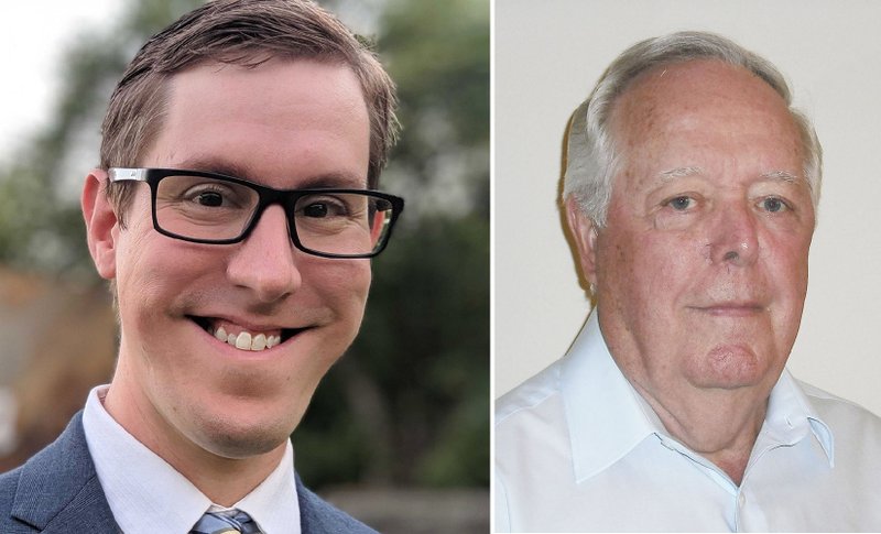 Joseph Bolinger (left) and Doug Farner candidates for District 7 Benton County justice of the peace.