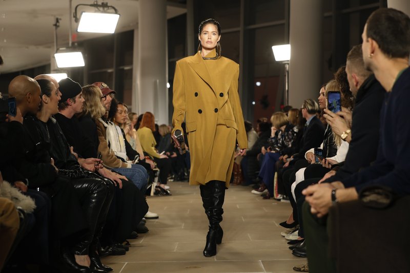 The Proenza Schouler Fall Winter collection 2020 is modeled, Monday, Feb. 10, 2020, during Fashion Week in New York. (AP Photo/Kathy Willens) story.lead_photo.caption