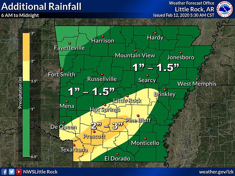 Heavy rainfall prompts new flash flood warning in state | The Arkansas ...