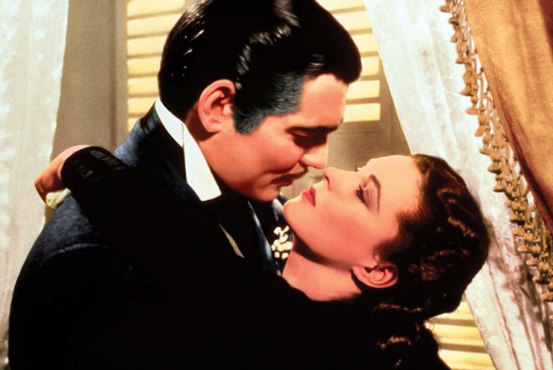 Clark Gable and Vivien Leigh are among the stars of Margaret Mitchell’s Gone With the Wind. Would it be among your choices for the only 10 movies you can watch for the rest of your life?
(Turner Classic Movies via AP) story.lead_photo.caption