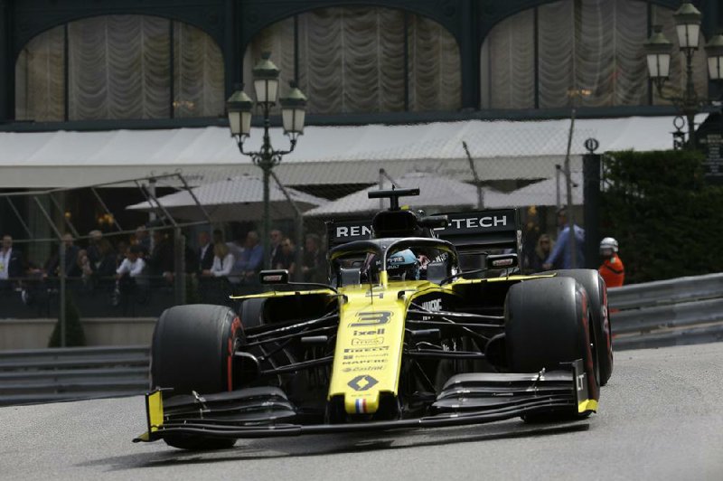 Renault driver Daniel Ricciardo of Australia competes in last season’s Monaco Grand Prix. Ricciardo does not have a Formula One podium finish since winning at Monaco in 2018.
(AP/Luca Bruno)