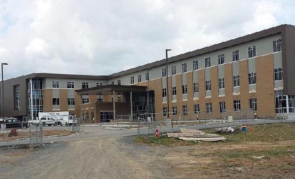FILE — The classroom building addition to Pulaski County Special School District’s Sylvan Hills High School in Sherwood that opened to students in 2019 is shown in this 2020 file photo.