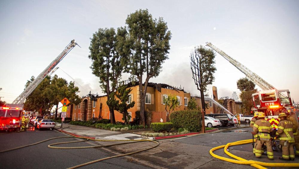 California apartment fire