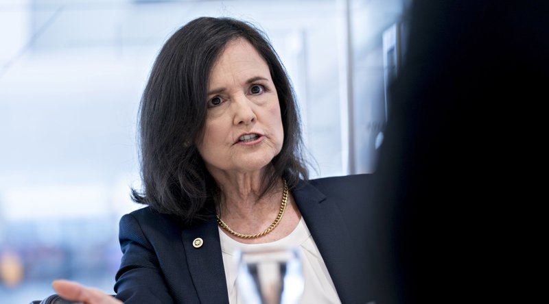 Judy Shelton is shown in this photo.