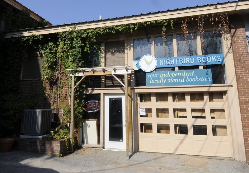 Nightbird Books in Fayetteville is seen in this 2014 file photo.