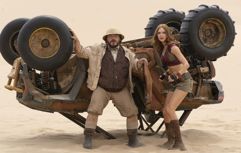 Jack Black and Karen Gillan are among the stars of Columbia’s Jumanji: The Next Level. The film rounded out the top five at last weekend’s box office, adding about $5.5 million in its ninth weekend for a cumulative $298.5 million in the United States and $768 in global ticket sales. story.lead_photo.caption
