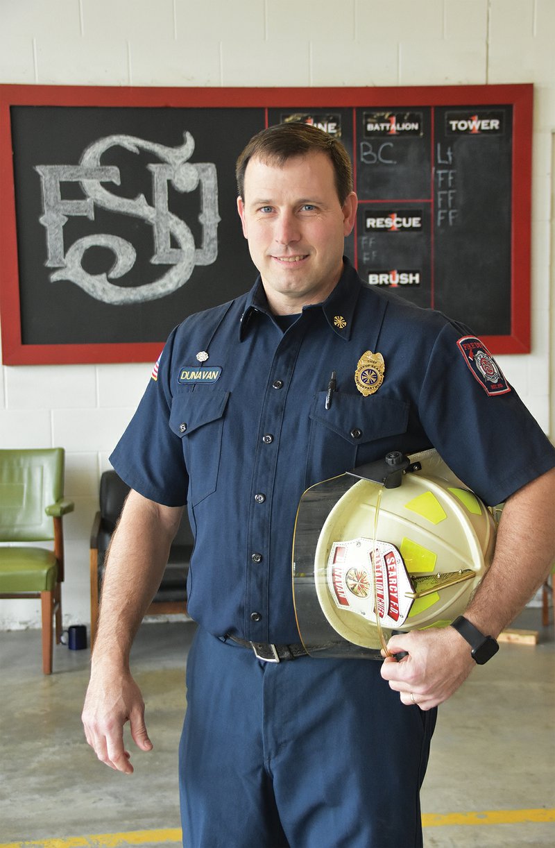 Brian Dunavan was appointed the new Searcy fire chief in January. He replaces former chief Andy Woody, who left in December. Dunavan started his career at Searcy 23 years ago, and his main focus is the health and safety of his firefighters. 