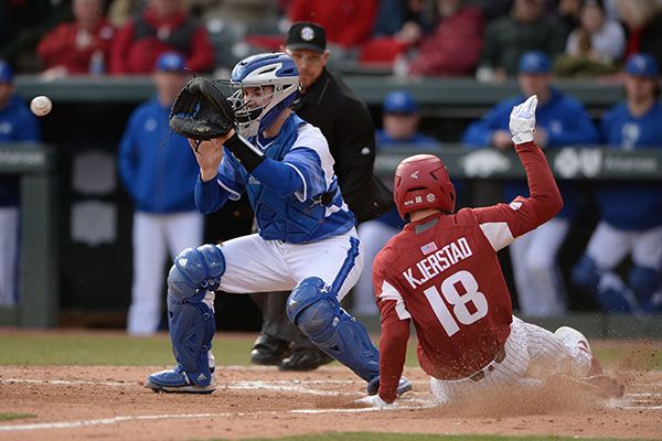 Heston Kjerstad's RBI groundout, 03/18/2023