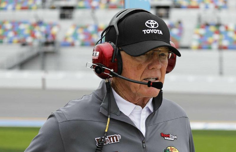 Joe Gibbs, who has been inducted into the NASCAR and Pro Football halls of fame, brings a team into Sunday’s Daytona 500 that boasts the defending champion (Denny Hamlin), the reigning Cup Series champion (Kyle Busch) and a seven-time winner from last season (Martin Truex Jr.).
(AP/Terry Renna)