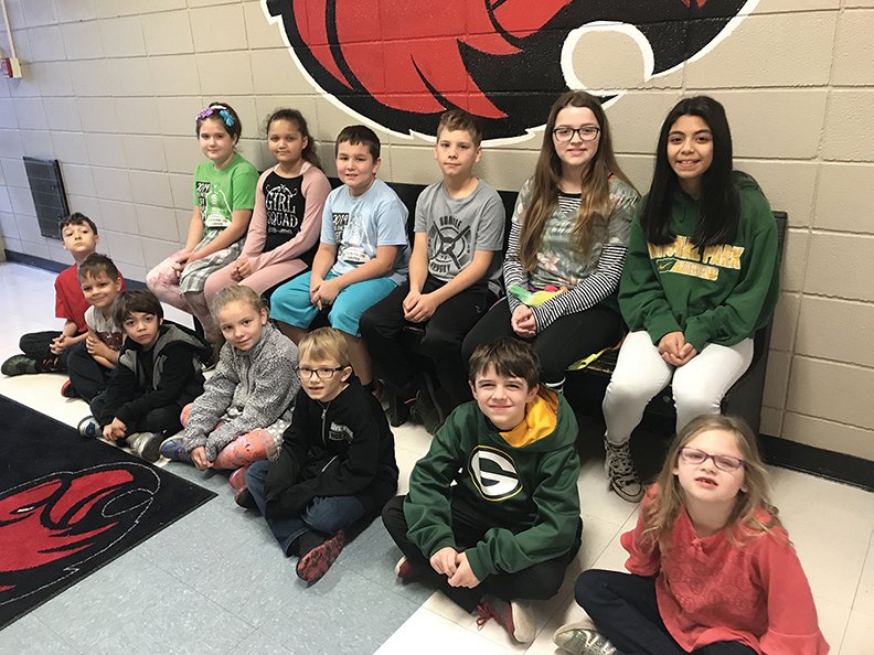 Cutter Morning Star Elementary recently announced its February Students of the Month, from left, Johnny Hazen, Layton Mzozkinski, Presli Dobbs, Alek Leake, Miya Hunnicutt, Sophia Tidwell, Preston Cameron, Brennan Bacarella, Brynden Fustin, Andrew Howanietz, Makaylnn Gourley, Gaby Gudino-Resendiz and Mercedees Smith. Not pictured are Kreisson Thrasher and Izzi Nevels. - Submitted photo