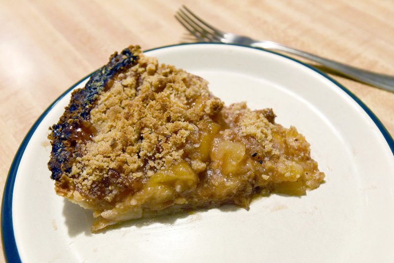 This store-bought apple pie pales in comparison to the home-baked pies delivered by a kind rural mail carrier. (NWA Democrat-Gazette/Flip Putthoff)
