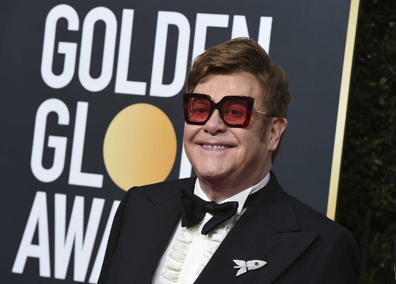 In this Jan. 5, 2020 file photo, Elton John arrives at the 77th annual Golden Globe Awards at the Beverly Hilton Hotel, in Beverly Hills, Calif. 
 (Photo by Jordan Strauss/Invision/AP, File)