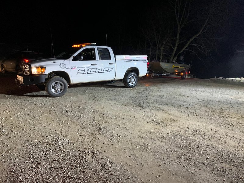 Emergency personnel responded to a call early Sunday morning of four teenage boys stranded on the Elk River. (Photo submitted)
