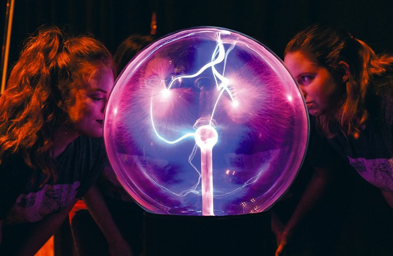 Part of the Tesla theater operates at Mid-America Science Museum in August 2019. - File photo by The Sentinel-Record