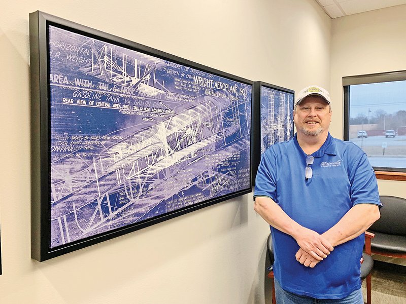 Darren Wilkes stands inside the terminal of the Batesville Regional Airport. Wilkes grew up at Cave Creek, attending Cave City Schools, before graduating in 1984.