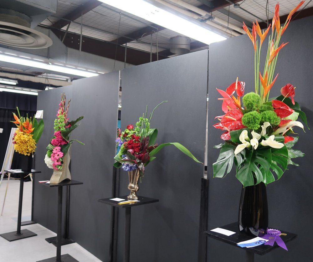 The Arkansas Federation of Garden Clubs once again will conduct its Advanced Standard Flower Show in the Arts and Crafts Building, with exhibits ranging from plant specimens and table settings to elaborate floral displays. March 1, 2019, at the Arkansas Flower and Garden Show.(Special to the Democrat-Gazette/Janet B. Carson)