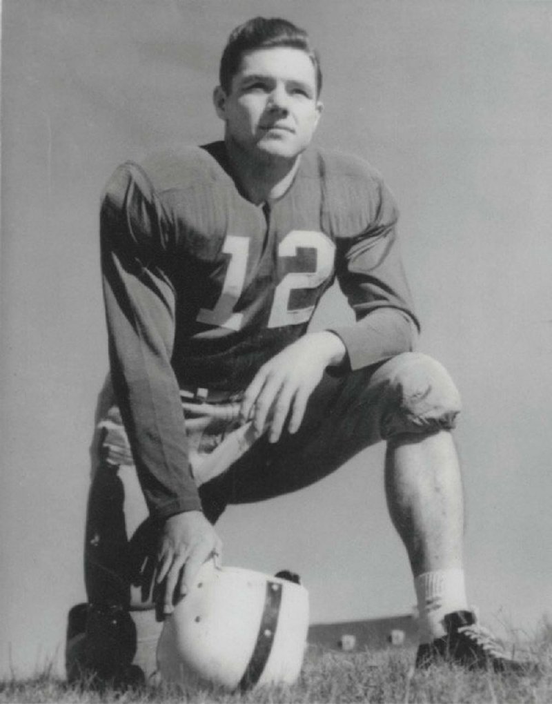 Clyde “Smackover” Scott was a threetime All Southwest Conference member and a 1948 All-American.
(Photo courtesy of Mrs. Clyde Scott)