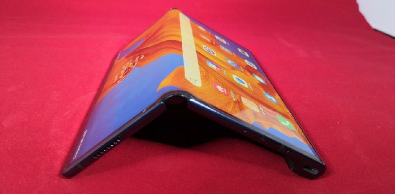 Huawei unveils latest folding smartphone, Mate Xs Huawei’s Mate Xs smartphone is expected to go on sale in March with a price tag of $2,700. (AP/James Brooks) 
